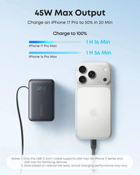 Anker Nano Power Bank (10K, 45W, Built-In Retractable USB-C Cable) - Trustymall