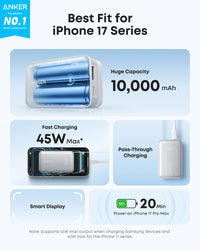 Anker Nano Power Bank (10K, 45W, Built-In Retractable USB-C Cable) - Trustymall