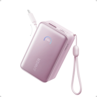 Anker Nano Power Bank (10K, 45W, Built-In Retractable USB-C Cable)