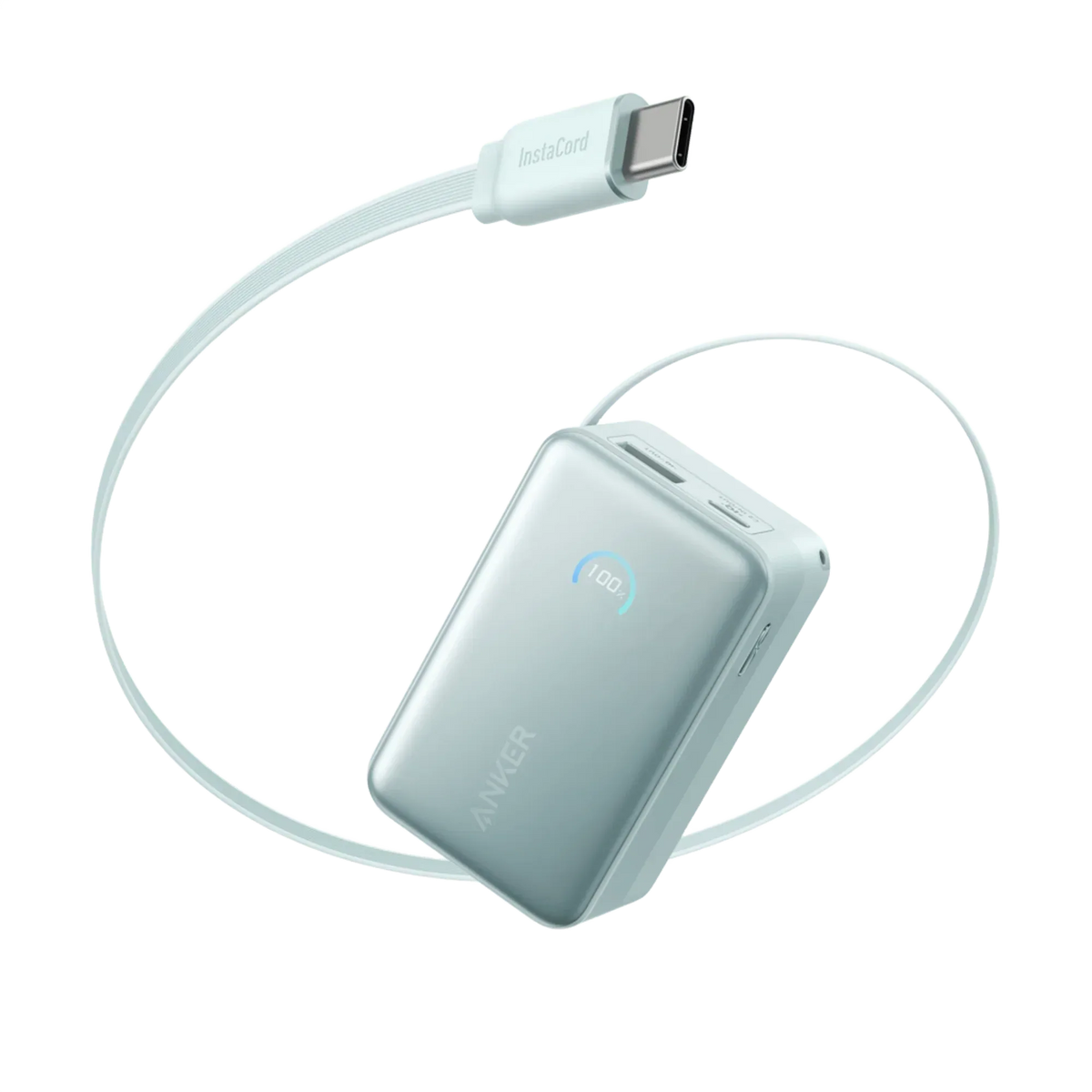 Anker Nano Power Bank (10K, 45W, Built-In Retractable USB-C Cable) - Trustymall
