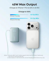 Anker Nano Power Bank (10K, 45W, Built-In Retractable USB-C Cable) - Trustymall
