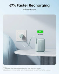 Anker Nano Power Bank (10K, 45W, Built-In Retractable USB-C Cable) - Trustymall
