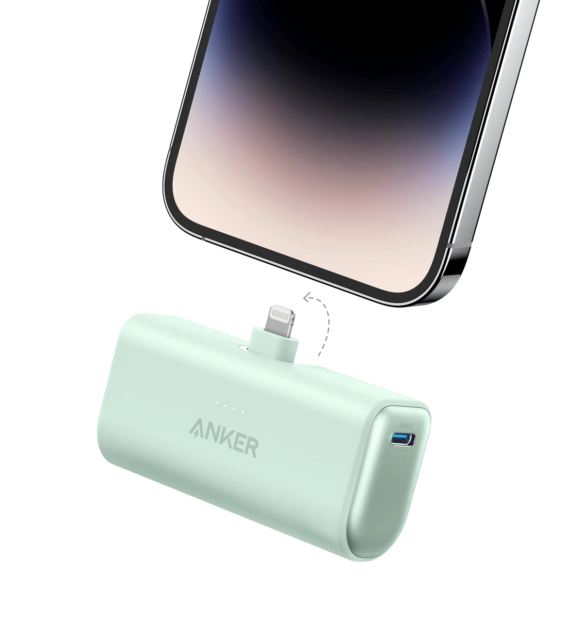 Anker Nano Power Bank (12W, Built-In Lightning Connector) - Trustymall