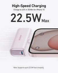 Anker Nano Power Bank (22.5W, Built-In USB-C Connector) - Trustymall
