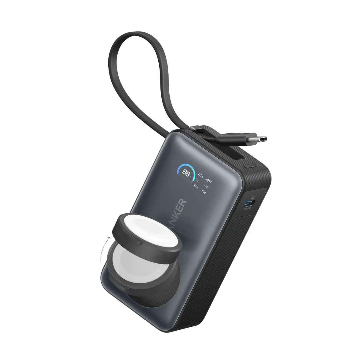 Anker MagGo Power Bank (10K, 35W, For Apple Watch) - Trustymall
