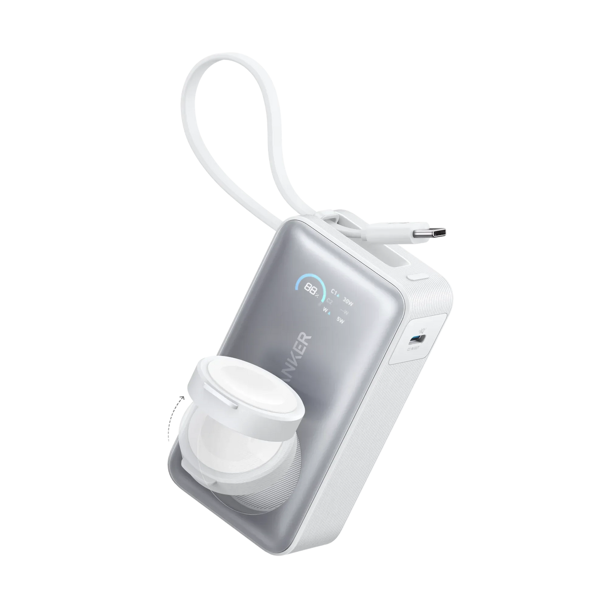 Anker MagGo Power Bank (10K, 35W, For Apple Watch) - Trustymall