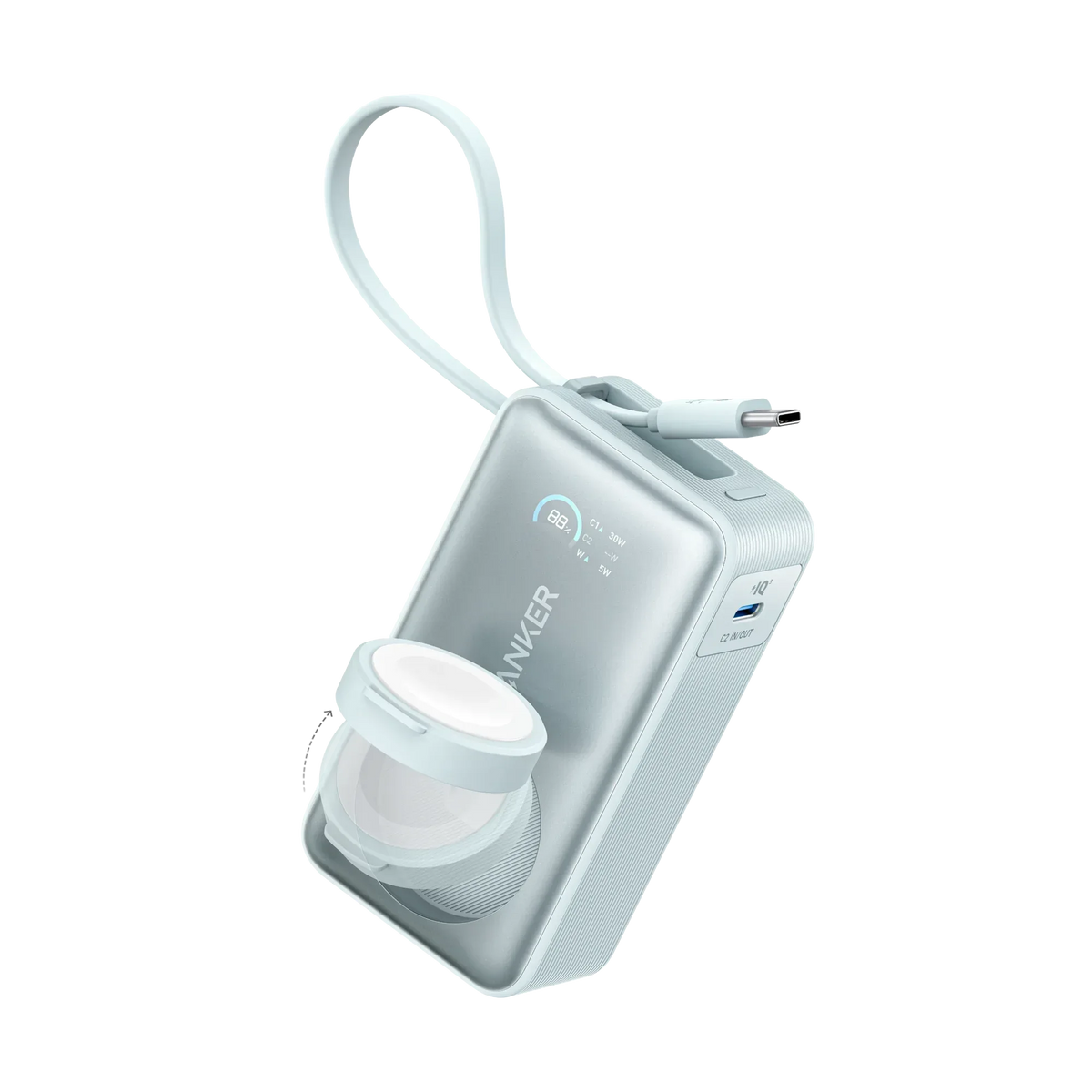 Anker MagGo Power Bank (10K, 35W, For Apple Watch) - Trustymall