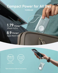 Anker MagGo Power Bank (10K, 35W, For Apple Watch) - Trustymall