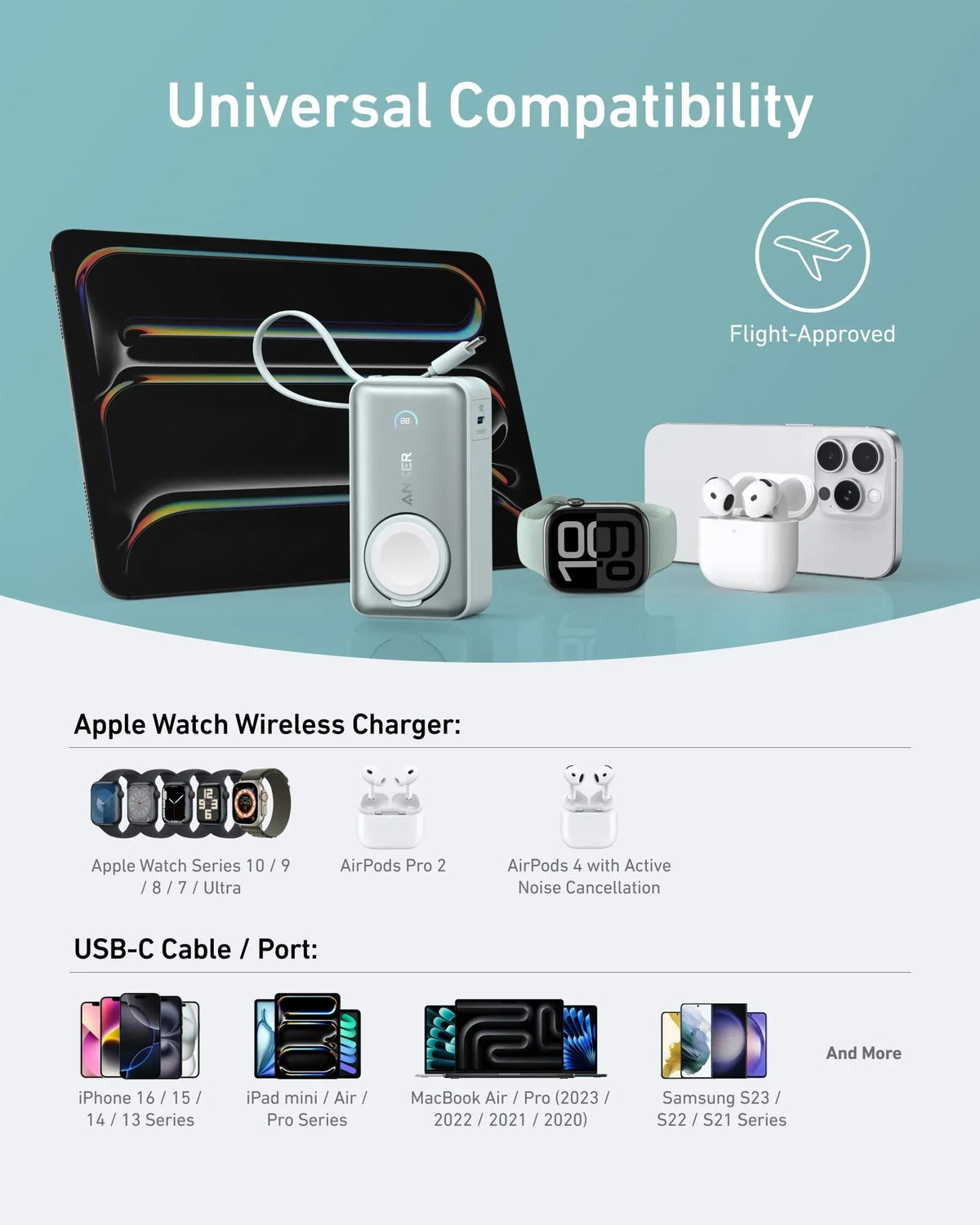Anker MagGo Power Bank (10K, 35W, For Apple Watch) - Trustymall