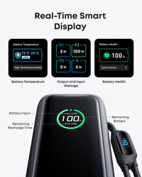 Anker Laptop Power Bank (25K, 165W, Built-In and Retractable Cables) - Trustymall