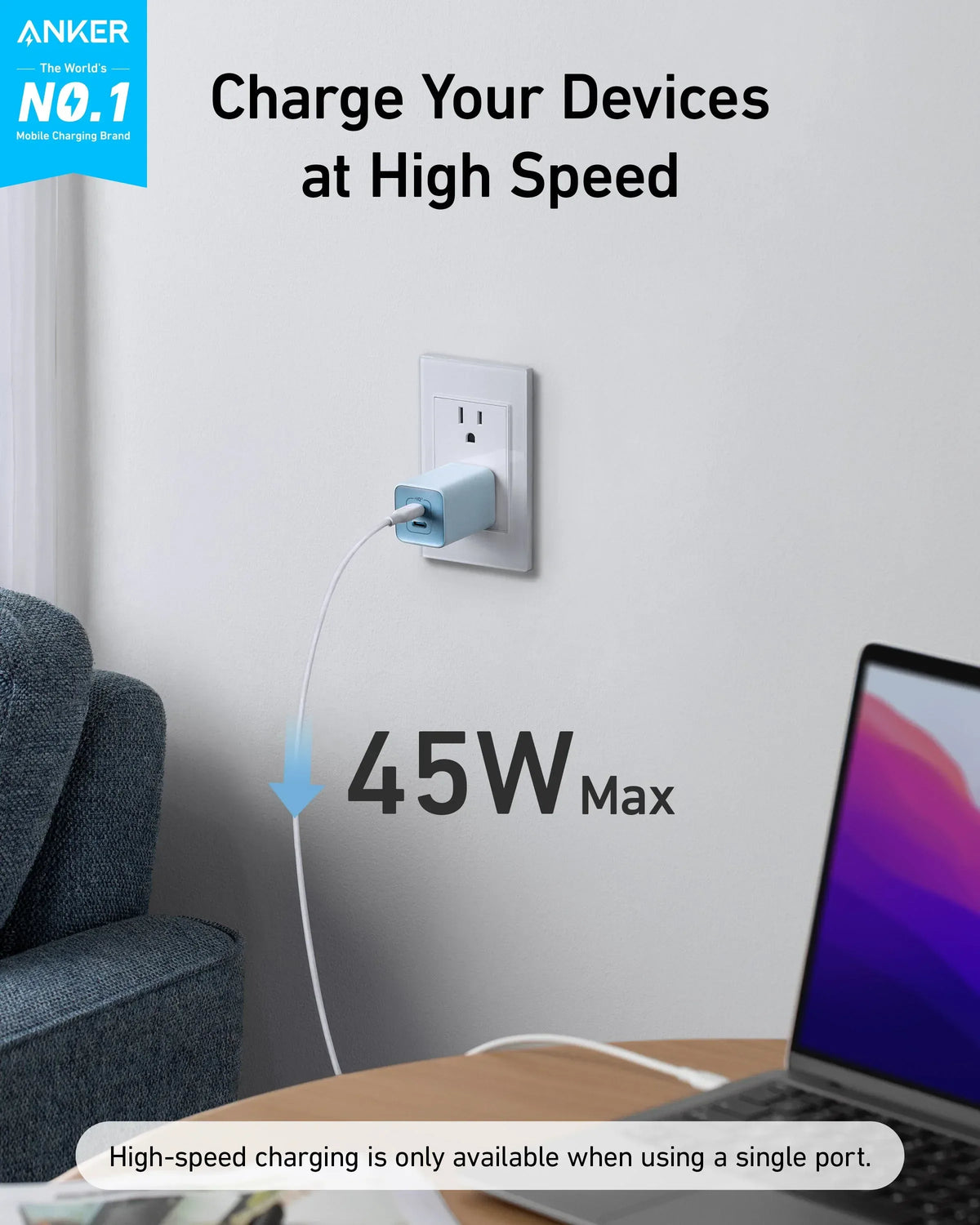 Anker 523 Charger (Nano 3, 47W) - Trustymall