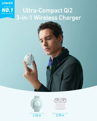Anker MagGo Wireless Charging Station (3-in-1, Foldable Pad) - Trustymall