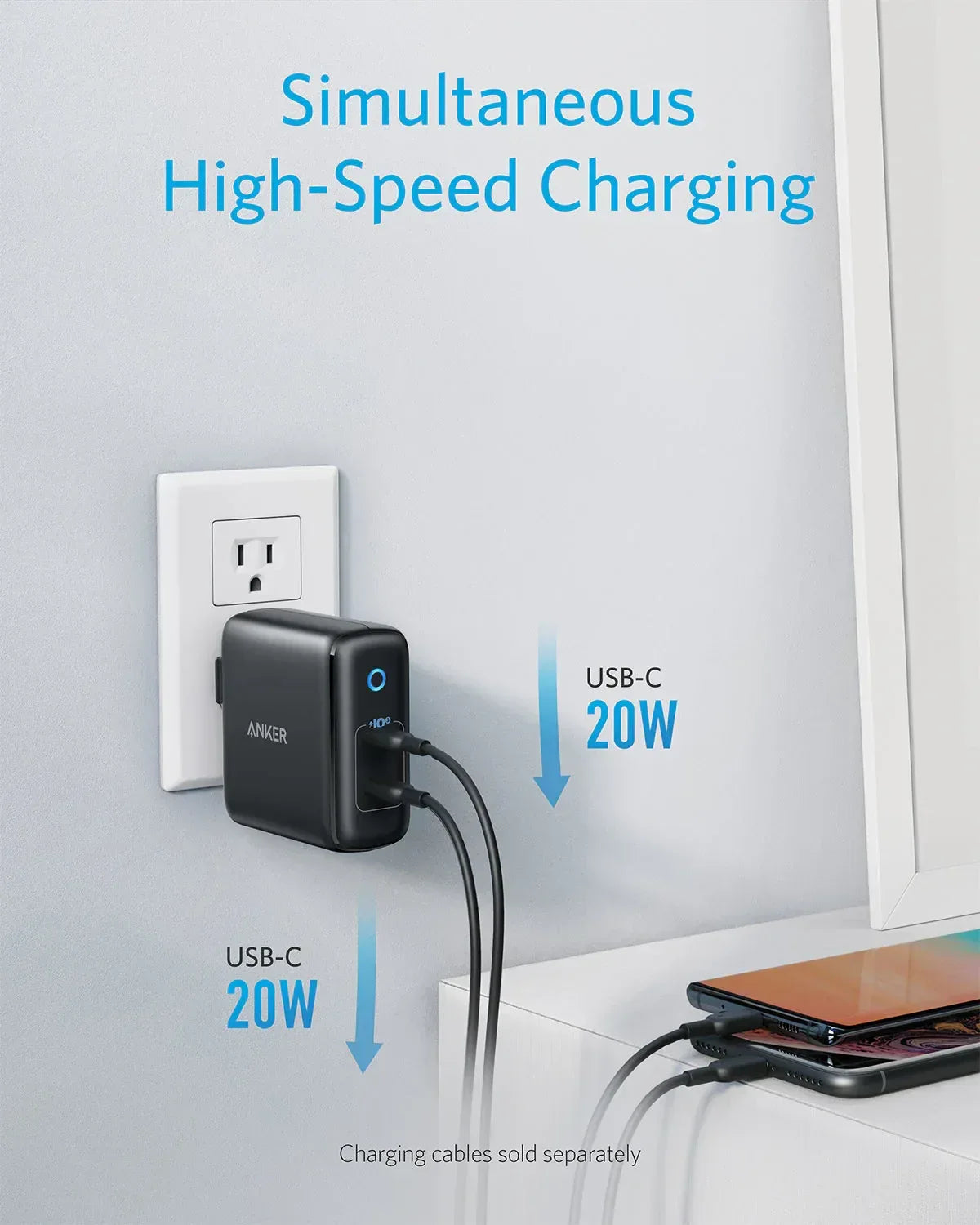 Anker 324 Charger (40W) - Trustymall