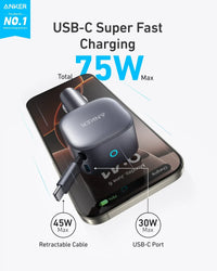 Anker Nano 75W Car Charger - Trustymall