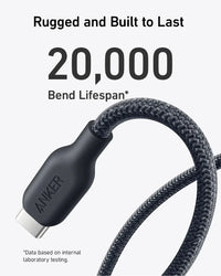 Anker <b>543</b> USB-C to USB-C Cable (Bio-Braided,6 ft) - Trustymall