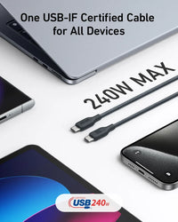 Anker <b>543</b> USB-C to USB-C Cable (Bio-Braided,6 ft) - Trustymall