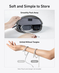 Anker USB-C to USB-C Cable (3 ft / 6 ft, 240W, Upcycled-Braided) - Trustymall