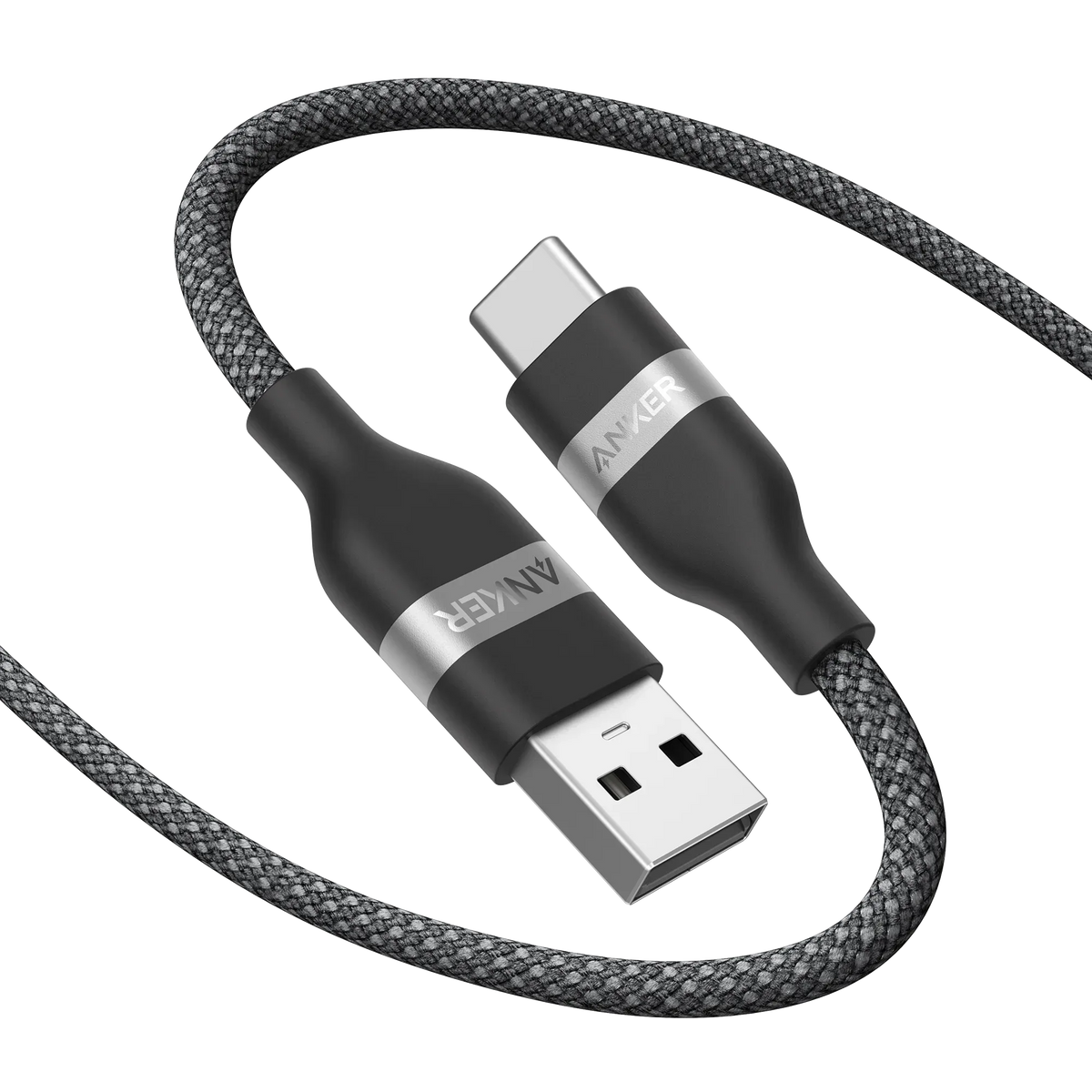 Anker USB-A to USB-C Cable (3 ft/6 ft, Upcycled-Braided) - Trustymall