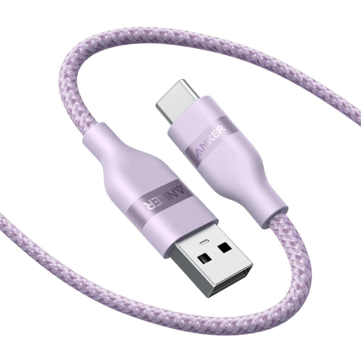Anker USB-A to USB-C Cable (3 ft/6 ft, Upcycled-Braided) - Trustymall