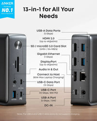 Anker <b>575</b> USB-C Docking Station (13-in-1) - Trustymall