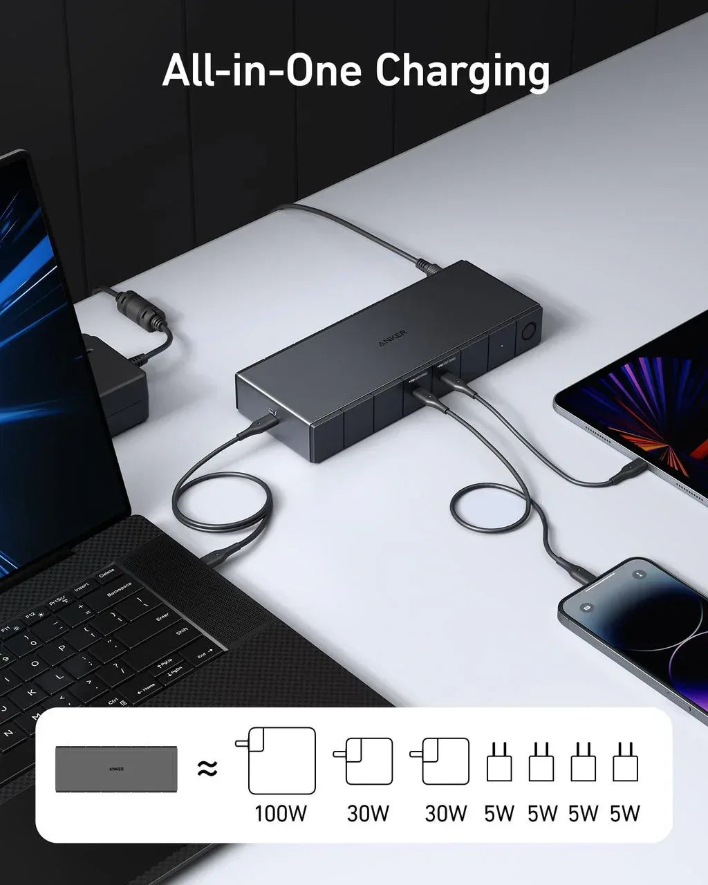 Anker <b>778</b> Thunderbolt Docking Station (12-in-1, Thunderbolt 4) - Trustymall