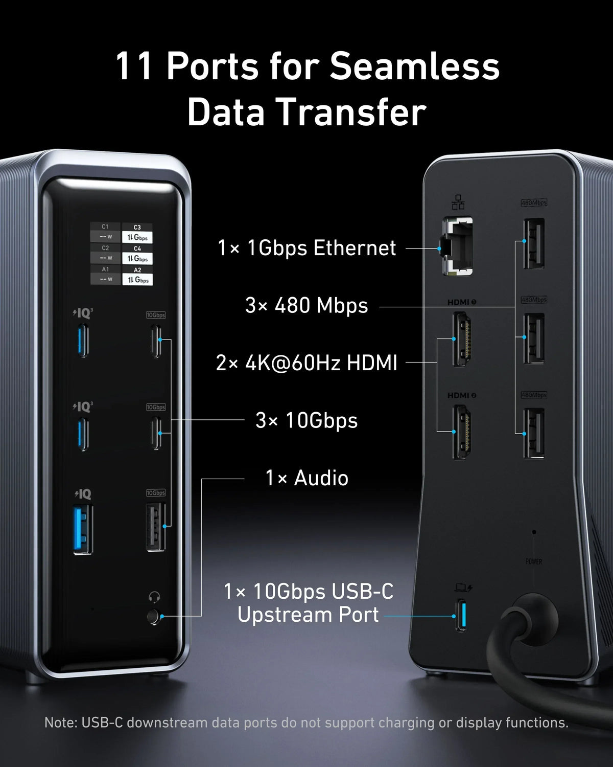 Anker Prime Charging Docking Station (14-in-1, Dual Display, 160W) - Trustymall