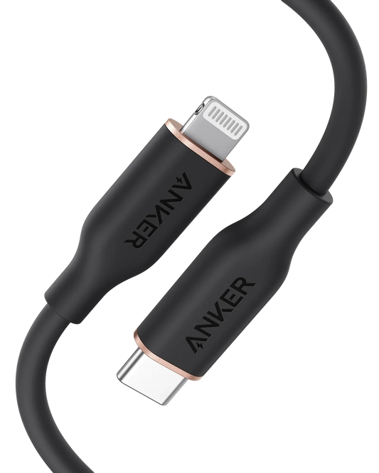 Anker <b>641</b> USB-C - Lightning Kablosu (Flow, Silikon) 