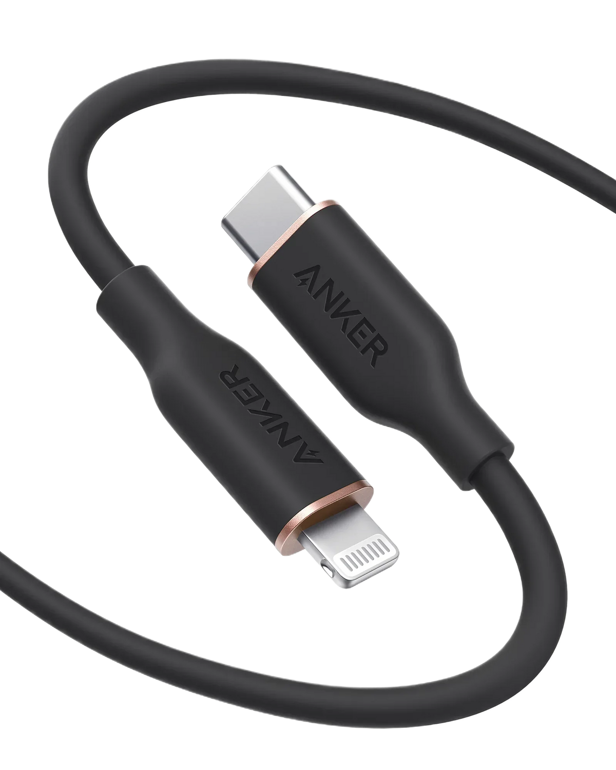 Anker <b>641</b> USB-C to Lightning Cable (Flow, 3 ft Silicone) - Trustymall