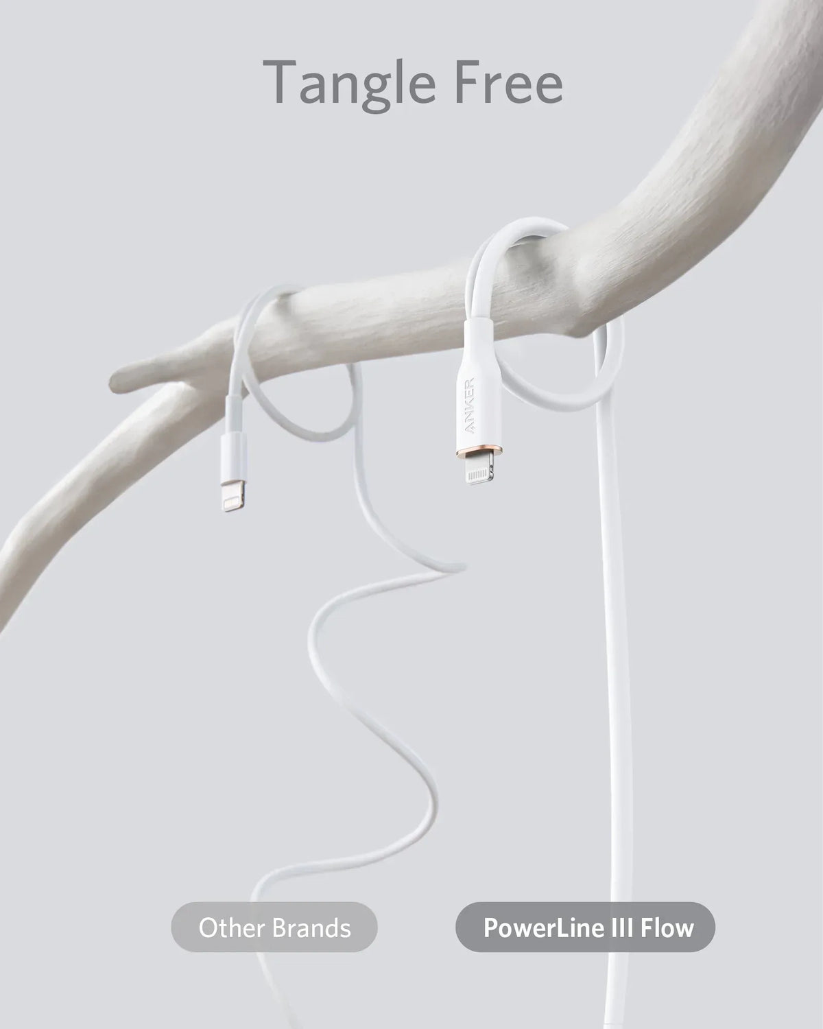 Anker <b>641</b> USB-C to Lightning Cable (Flow, 3 ft Silicone) - Trustymall