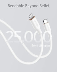 Anker <b>641</b> USB-C to Lightning Cable (Flow, 3 ft Silicone) - Trustymall