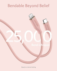 Anker <b>641</b> USB-C to Lightning Cable (Flow, 3 ft Silicone) - Trustymall