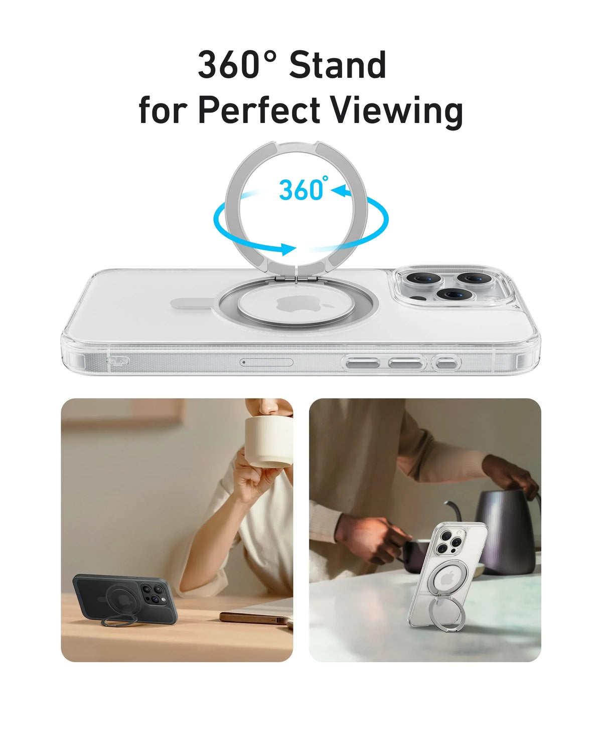 Anker MagGo Magnetic Case with Stand (360° Ring Stand) - Trustymall