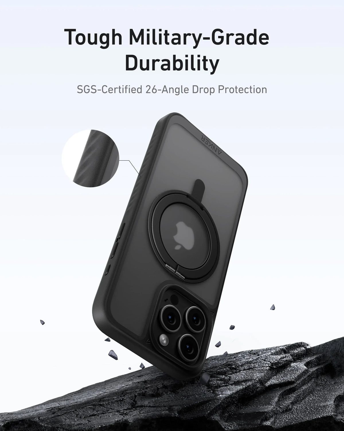 Anker MagGo Magnetic Case with Stand (360° Ring Stand) - Trustymall