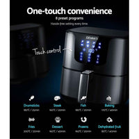 Devanti Air Fryer 7L LCD Fryers Oven Airfryer Kitchen Healthy Cooker