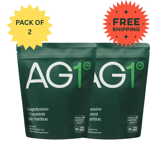 AG1 Athletic Greens 12.7 oz 360g Powder Supplement pack of 2 (free shipping)