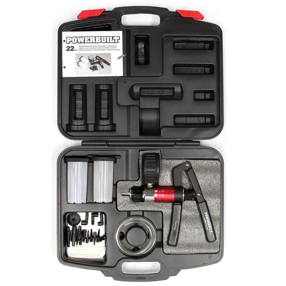 Powerbuilt Automotive Vacuum & Pressure Testing and Bleed Kit - Trustymall