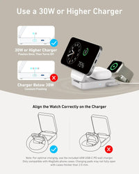 Anker MagGo Wireless Charging Station (Foldable 3-in-1) - Trustymall
