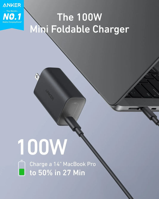 Anker Nano Charger (100W) with USB-C Cable