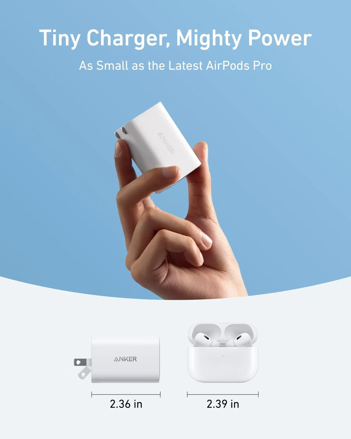 Anker Nano Charger (100W) with USB-C Cable - Trustymall