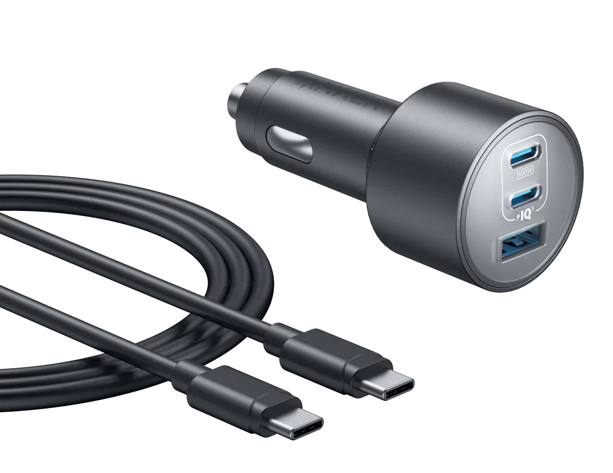 Anker Nano Car Charger (167.5W, 3 Ports) - Trustymall