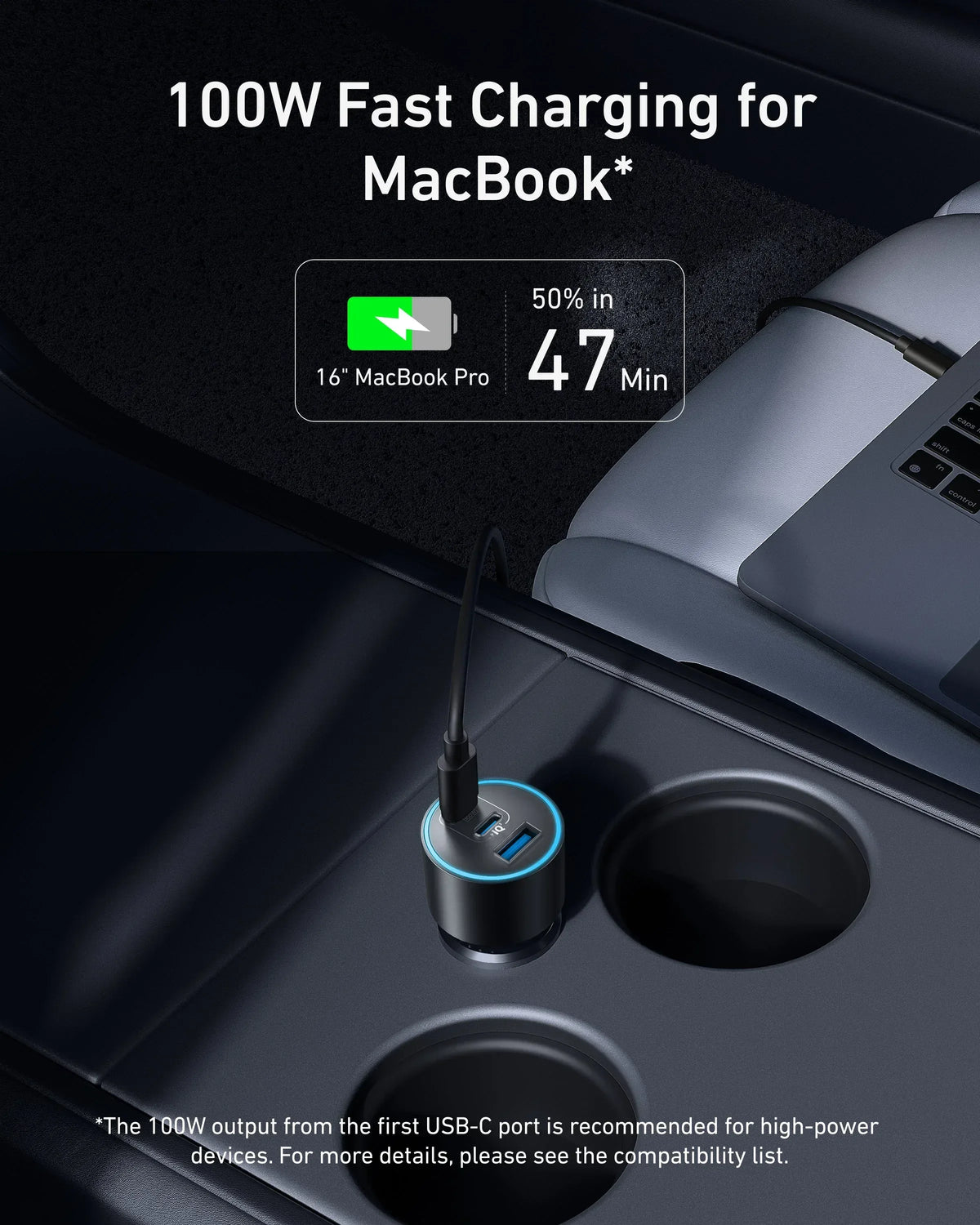 Anker Nano Car Charger (167.5W, 3 Ports) - Trustymall