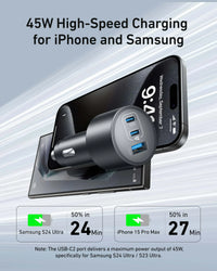 Anker Nano Car Charger (167.5W, 3 Ports) - Trustymall