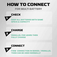 Powerwin BT5120 12.8V 5120Wh LiFePO4 Battery 4000 Cycles Built-in BMS
