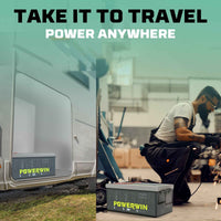 Powerwin BT5120 12.8V 5120Wh LiFePO4 Battery 4000 Cycles Built-in BMS