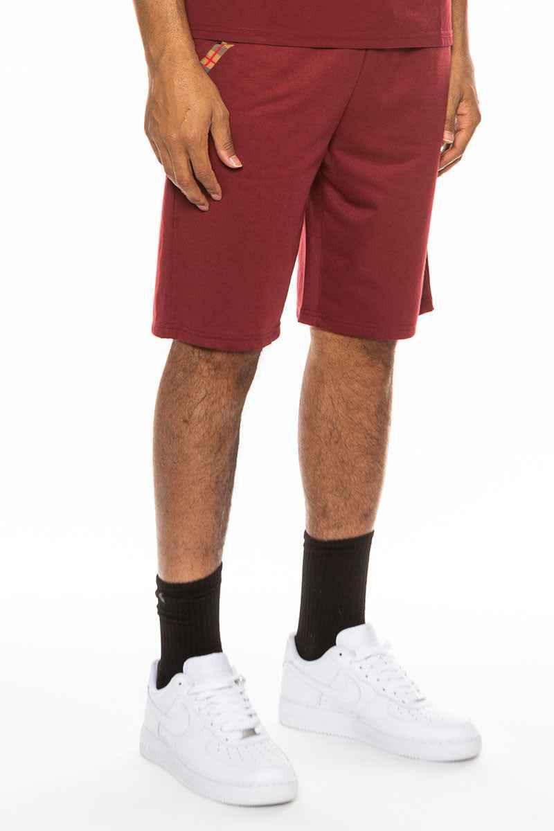 Checkered Detail Shorts EMS4102
