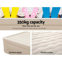 Inflation valve and power adapter used to quickly inflate the Bestway air bed.