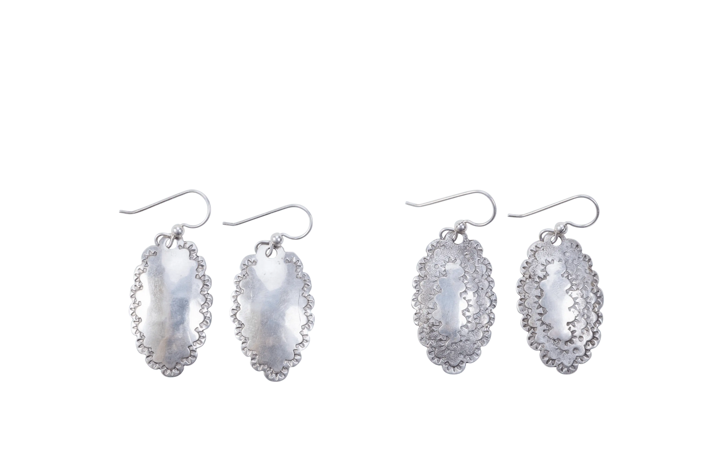 Big Bend Hand Hammered Silver Earrings - Roosevelt Dime | Harmonie