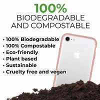Biodegradable phone case - Transparent Pink - Trustymall