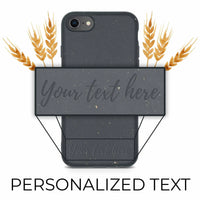 Biodegradable Personalized Phone Case - Black - Trustymall