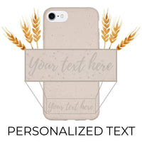 Biodegradable Personalized Phone Case - Natural White - Trustymall